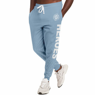 Mens Lettered Jogger - Angel Blue - Synergetic Heroes