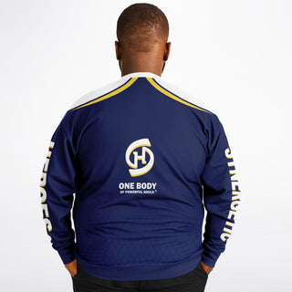 Mens Athletic Plus-size Sweatshirt - Midnight Blue