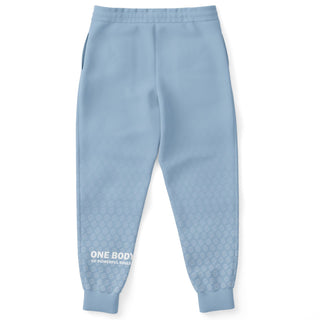 Mens Lettered Jogger - Angel Blue - Synergetic Heroes