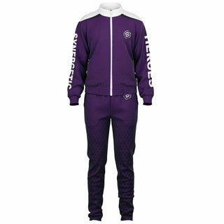 Mens Tracksuit - Purple Shield