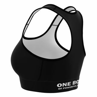 Sports Bra - Obsidian Black - Synergetic Heroes