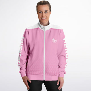 Womens Track Jacket - Soft Rose