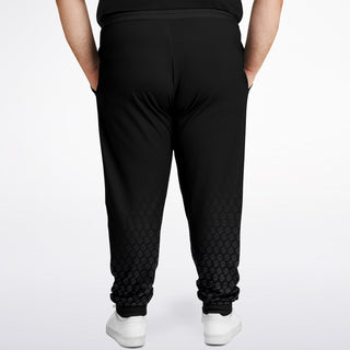 Mens Plus-size Jogger - Obsidian Black - Synergetic Heroes