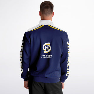 Mens Track Jacket - Midnight Blue - Synergetic Heroes