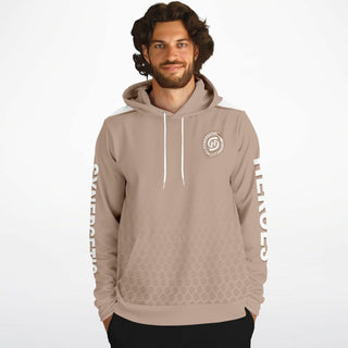Mens Hoodie - Taupe Stone