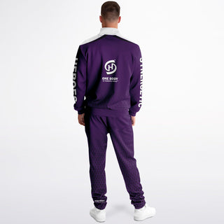 Mens Tracksuit - Purple Shield