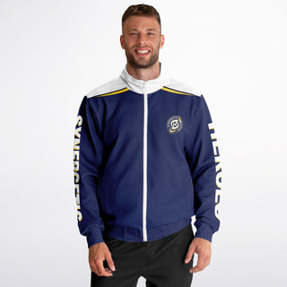 Mens Track Jacket - Midnight Blue - Synergetic Heroes