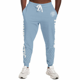 Mens Lettered Jogger - Angel Blue - Synergetic Heroes