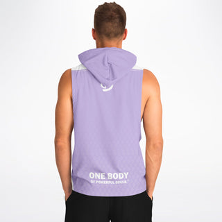 Mens Drop Armhole Hoodie - Lavender Mist - Synergetic Heroes