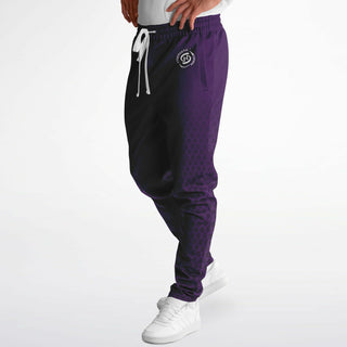 Mens Track Pants - Purple Shield