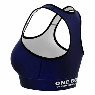 Sports Bra - Midnight Blue - Synergetic Heroes