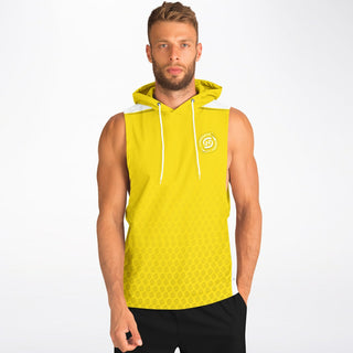 Mens Drop Armhole Hoodie - Yellow Sun - Synergetic Heroes