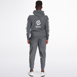 Mens Ziphoodie & Jogger - Shadow Gray - Synergetic Heroes