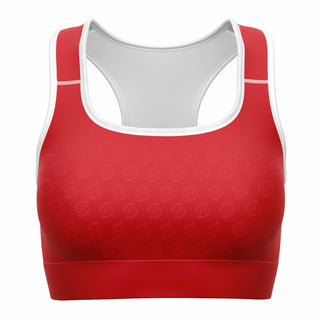 Sports Bra - Fire Red - Synergetic Heroes