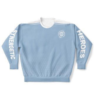 Mens Athletic Plus-size Sweatshirt - Angel Blue