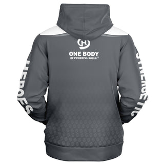 Mens Zip-Up Hoodie - Shadow Gray