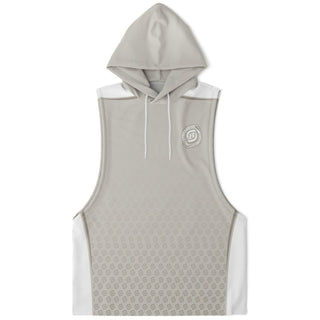 Mens Drop Armhole Hoodie - Jade White - Synergetic Heroes