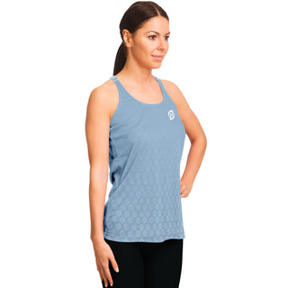 Flowy Racerback Tank Top - Angel Blue - Synergetic Heroes