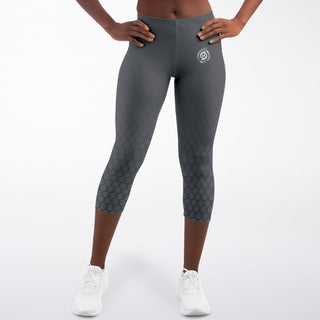 Capri Leggings - Shadow Gray - Synergetic Heroes