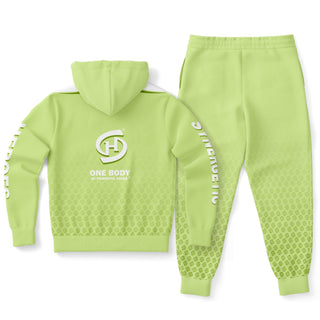 Mens Hoodie & Jogger - Harmony Green - Synergetic Heroes