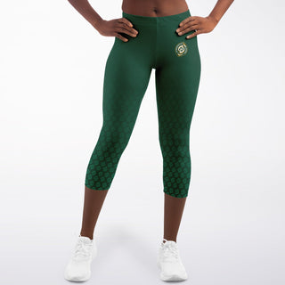 Capri Leggings - Emerald Green - Synergetic Heroes