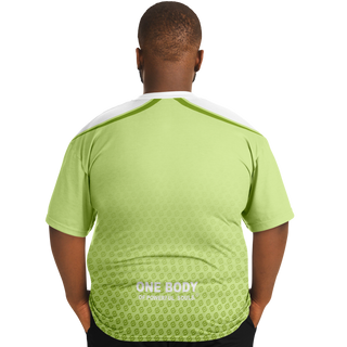 Mens Plus-size T-Shirt - Harmony Green - Synergetic Heroes