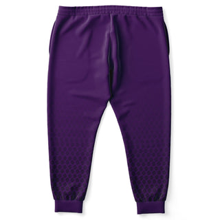 Mens Plus-size Jogger - Purple Shield