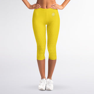 Capri Leggings - Yellow Sun - Synergetic Heroes