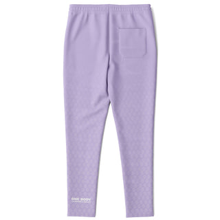 Mens Track Pants - Lavender Mist - Synergetic Heroes