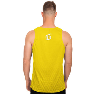 Mens Tank Top - Yellow Sun - Synergetic Heroes