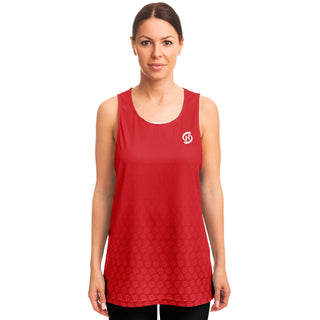 Womens Tank Top - Fire Red - Synergetic Heroes