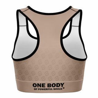 Sports Bra - Taupe Stone - Synergetic Heroes