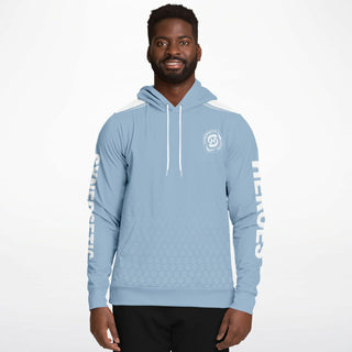 Mens Hoodie - Angel Blue - Synergetic Heroes