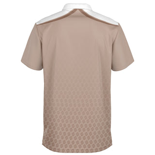 Mens Polo Shirt - Taupe Stone - Synergetic Heroes