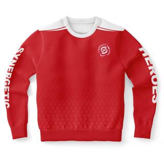 Mens Athletic Sweatshirt - Fire Red