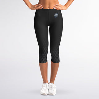 Capri Leggings - Obsidian Black - Synergetic Heroes