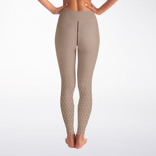 Yoga Leggings - Taupe Stone - Synergetic Heroes