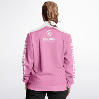 Womens Track Jacket - Soft Rose