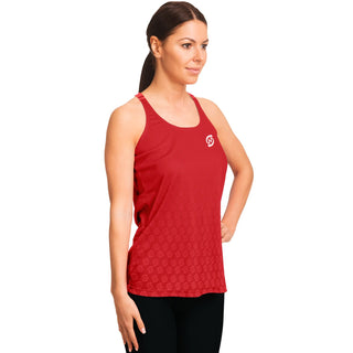 Flowy Racerback Tank Top - Fire Red - Synergetic Heroes