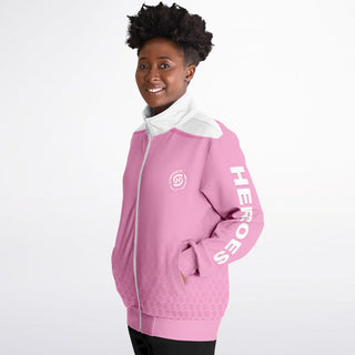 Womens Track Jacket - Soft Rose