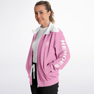 Womens Track Jacket - Soft Rose - Synergetic Heroes