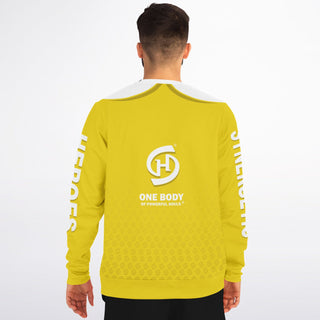 Mens Athletic Sweatshirt - Yellow Sun