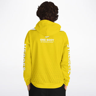 Mens Hoodie - Yellow Sun