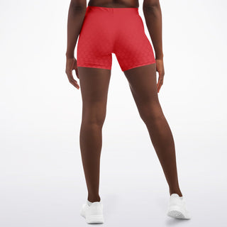 Legging Shorts - Fire Red - Synergetic Heroes