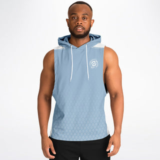 Mens Drop Armhole Hoodie - Angel Blue - Synergetic Heroes