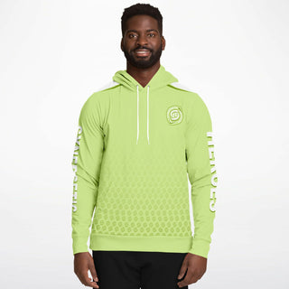 Mens Hoodie - Harmony Green - Synergetic Heroes