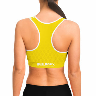 Sports Bra - Yellow Sun - Synergetic Heroes