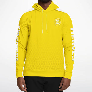 Mens Hoodie - Yellow Sun