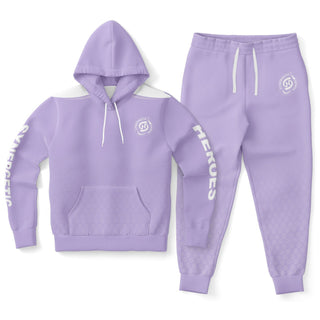 Mens Hoodie & Jogger - Lavender Mist - Synergetic Heroes