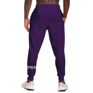 Mens Lettered Jogger - Purple Shield